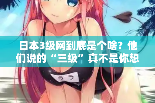日本3级网到底是个啥？他们说的“三级”真不是你想的那样