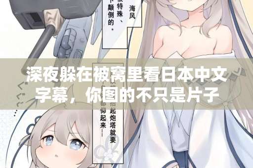 深夜躲在被窝里看日本中文字幕，你图的不只是片子