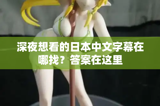 深夜想看的日本中文字幕在哪找？答案在这里