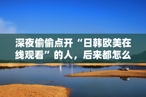 深夜偷偷点开“日韩欧美在线观看”的人，后来都怎么样了？