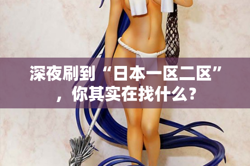 深夜刷到“日本一区二区”,你其实在找什么? 第1张 深夜刷到“日本一区二区”,你其实在找什么? 第1张
