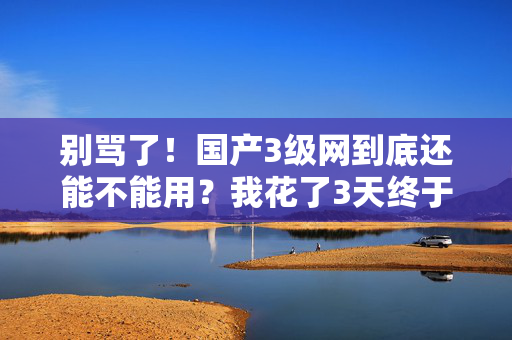 别骂了!国产3级网到底还能不能用?我花了3天终于搞懂了 第2张 别骂了!国产3级网到底还能不能用?我花了3天终于搞懂了 第2张