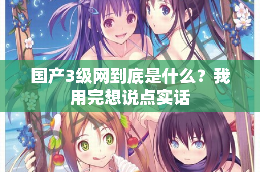 国产3级网到底是什么?我用完想说点实话 第1张 国产3级网到底是什么?我用完想说点实话 第1张