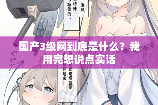 国产3级网到底是什么?我用完想说点实话 第2张 国产3级网到底是什么?我用完想说点实话 第2张