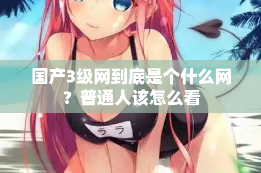 国产3级网到底是个什么网?普通人该怎么看 第3张 国产3级网到底是个什么网?普通人该怎么看 第3张