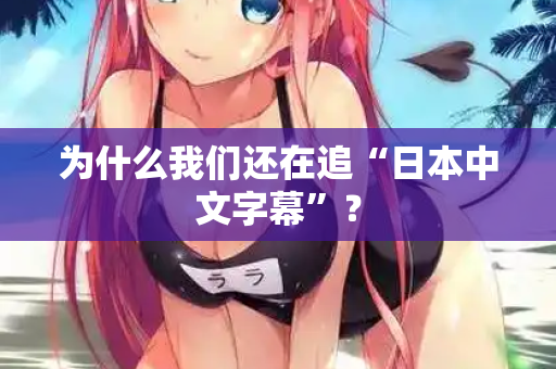 为什么我们还在追“日本中文字幕”？