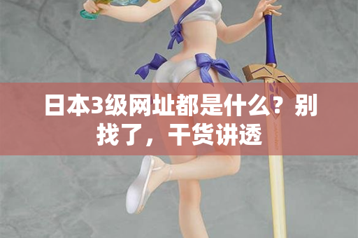 日本3级网址都是什么？别找了，干货讲透