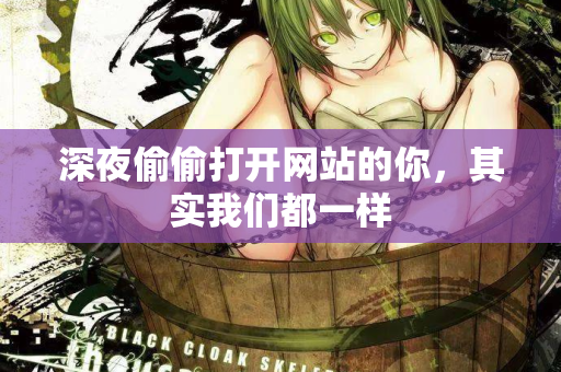 深夜偷偷打开网站的你,其实我们都一样 第1张 深夜偷偷打开网站的你,其实我们都一样 第1张