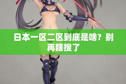 日本一区二区到底是啥?别再瞎搜了 第2张 日本一区二区到底是啥?别再瞎搜了 第2张