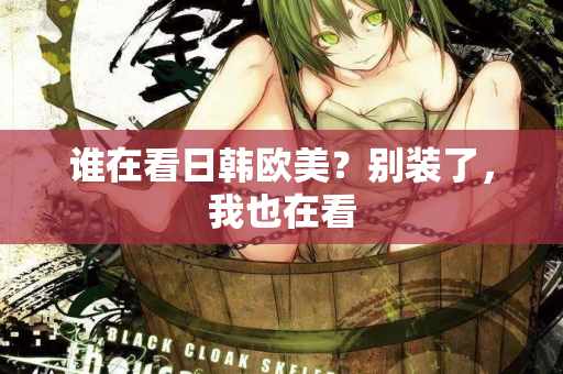 谁在看日韩欧美？别装了，我也在看  第1张