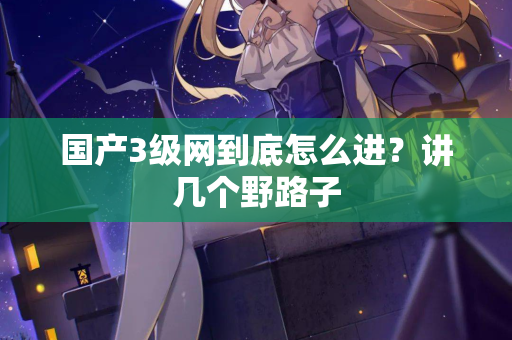 国产3级网到底怎么进?讲几个野路子 第2张 国产3级网到底怎么进?讲几个野路子 第2张