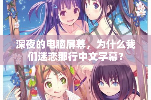 深夜的电脑屏幕,为什么我们迷恋那行中文字幕? 第2张 深夜的电脑屏幕,为什么我们迷恋那行中文字幕? 第2张