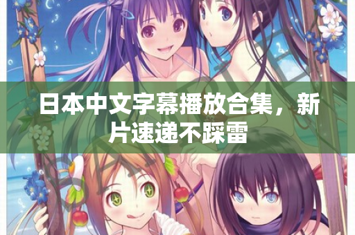 日本中文字幕播放合集，新片速递不踩雷