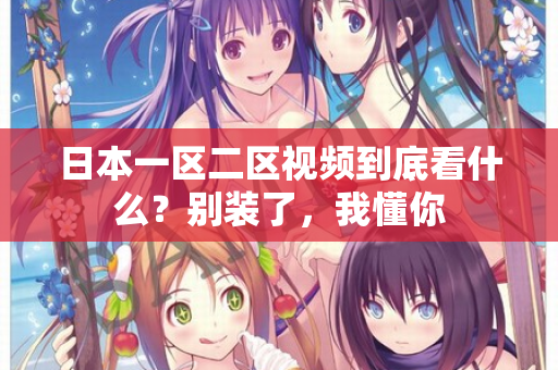 日本一区二区视频到底看什么？别装了，我懂你  第2张