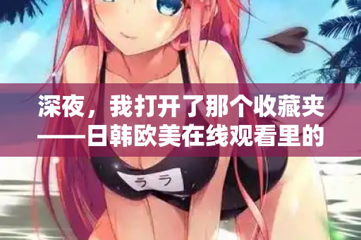 深夜，我打开了那个收藏夹——日韩欧美在线观看里的孤独与自由