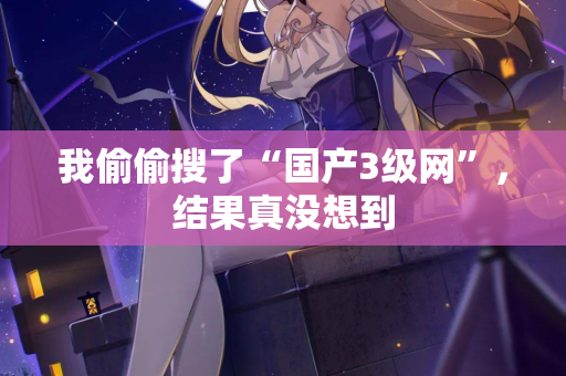 我偷偷搜了“国产3级网”,结果真没想到 第3张 我偷偷搜了“国产3级网”,结果真没想到 第3张