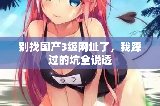 别找国产3级网址了,我踩过的坑全说透 第2张 别找国产3级网址了,我踩过的坑全说透 第2张