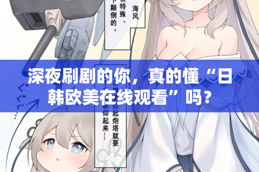深夜刷剧的你，真的懂“日韩欧美在线观看”吗？