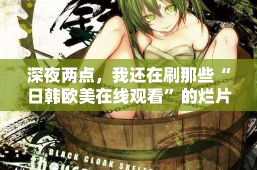 深夜两点，我还在刷那些“日韩欧美在线观看”的烂片