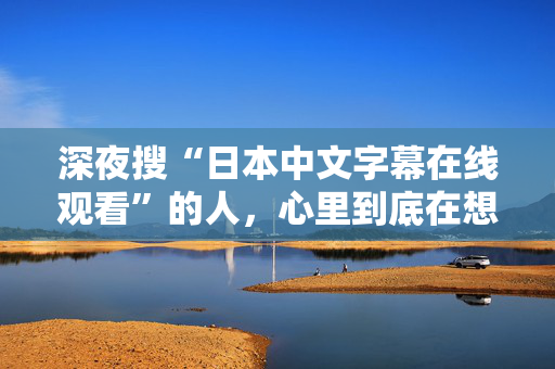 深夜搜“日本中文字幕在线观看”的人，心里到底在想什么？