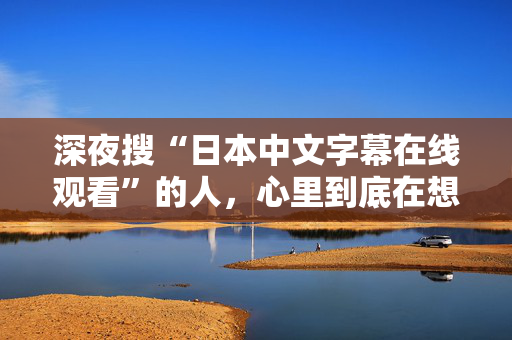 深夜搜“日本中文字幕在线观看”的人，心里到底在想什么？