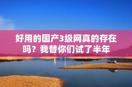 好用的国产3级网真的存在吗？我替你们试了半年
